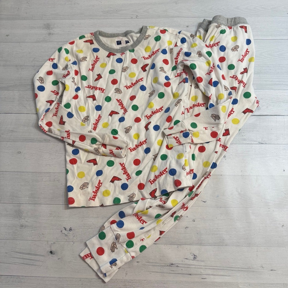 GAP kids twister pajama set size‎ 12